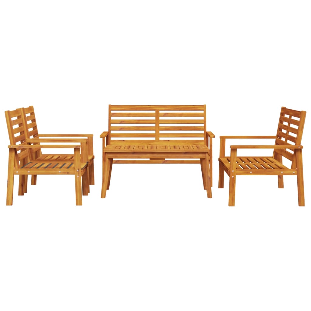vidaXL 5 Piece Garden Lounge Set Solid Wood Acacia