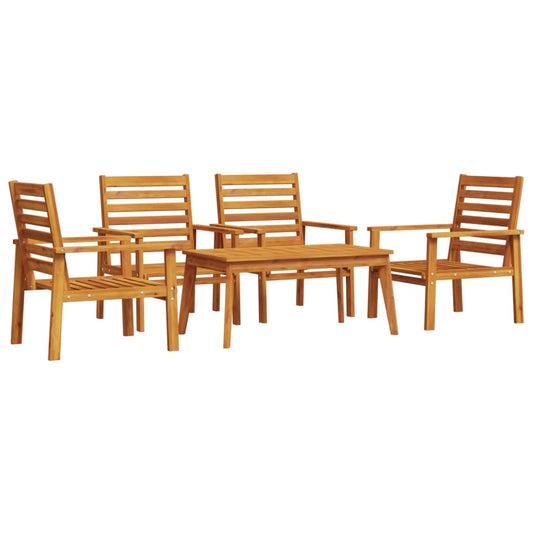 vidaXL Garden Lounge Set | Natural Wood | Solid Acacia wood | Standard | Durable