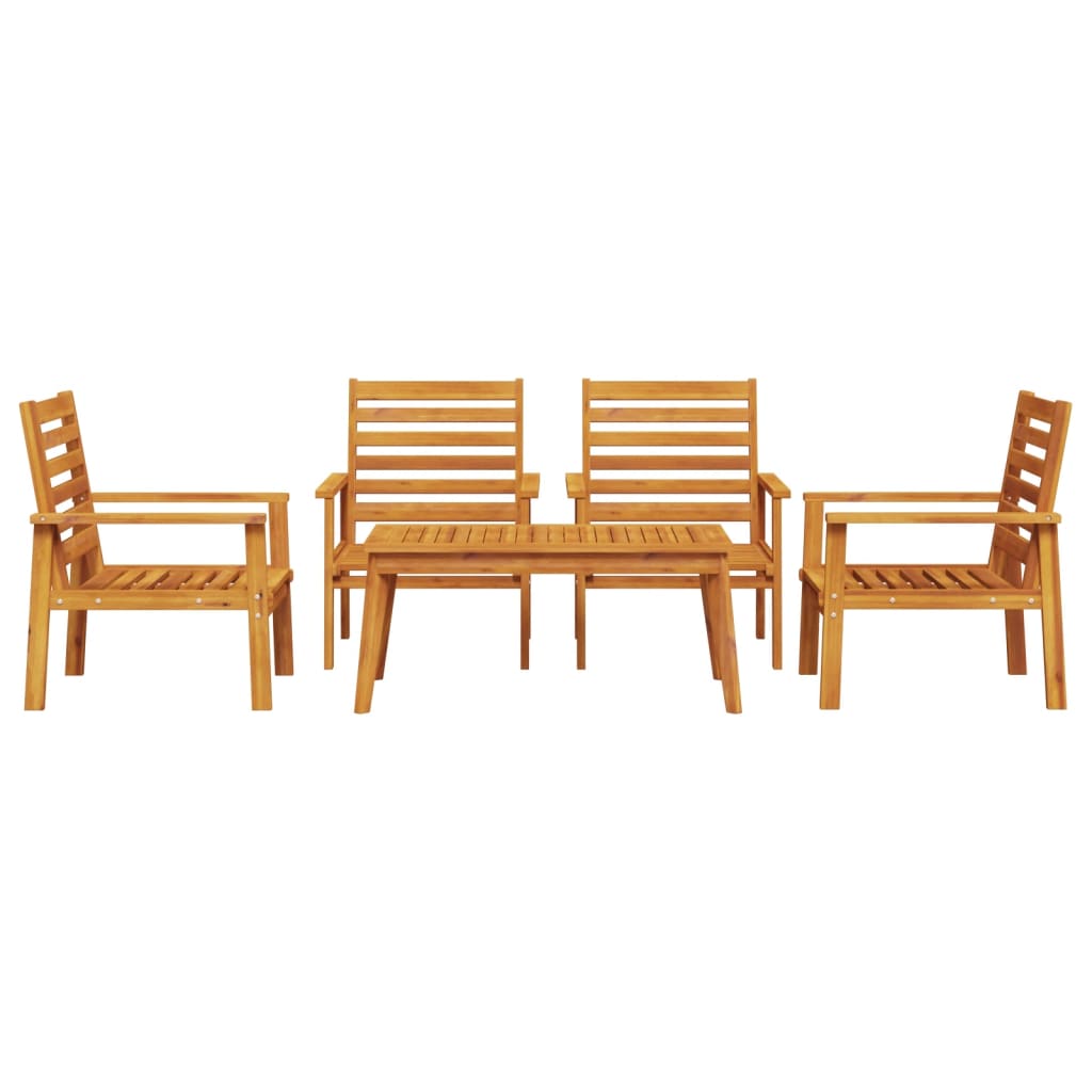 vidaXL Garden Lounge Set | Natural Wood | Solid Acacia wood | Standard | Durable