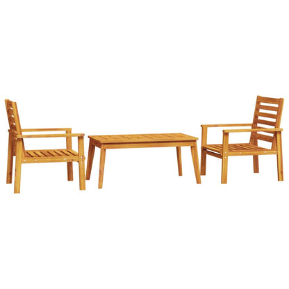 vidaXL Garden Lounge Set | Natural Wood | Solid acacia wood | Medium | Durable