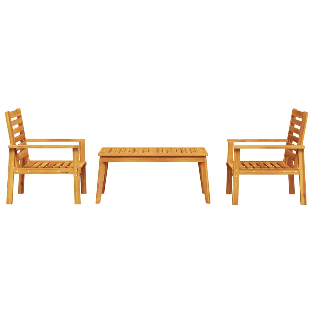 vidaXL Garden Lounge Set | Natural Wood | Solid acacia wood | Medium | Durable
