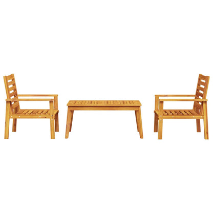 vidaXL Garden Lounge Set | Natural Wood | Solid acacia wood | Medium | Durable