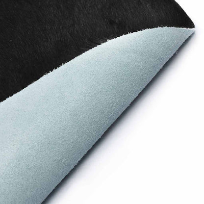 vidaXL Real Cowhide Rug Black and White 180x220 cm