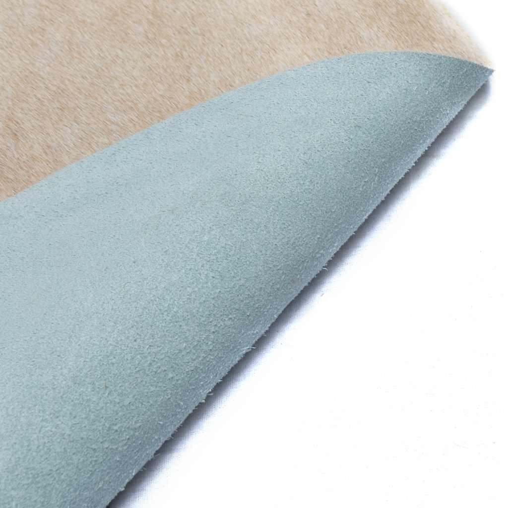 vidaXL Real Cowhide Rug Beige 180x220 cm