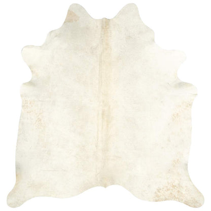 vidaXL Real Cowhide Rug Beige 180x220 cm