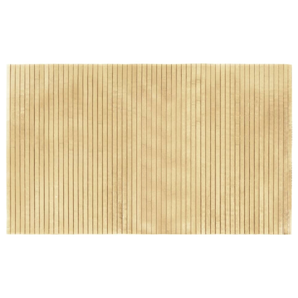 vidaXL Rug Rectangular Light Natural 60x100 cm Bamboo