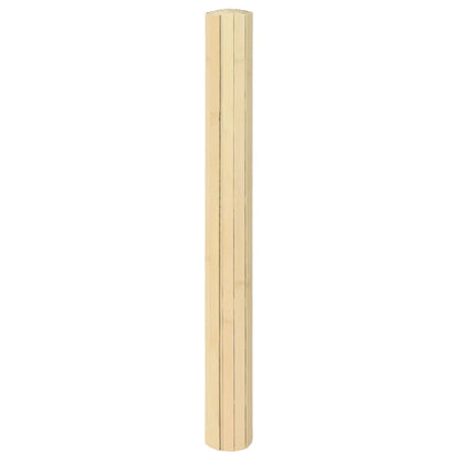 vidaXL Rug Rectangular Light Natural 60x100 cm Bamboo
