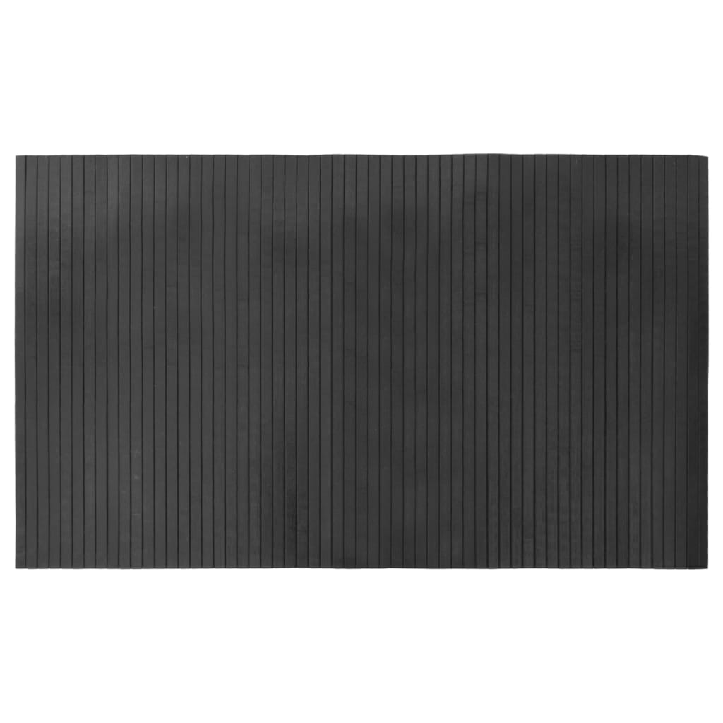 vidaXL Rug Rectangular Grey 60x100 cm Bamboo