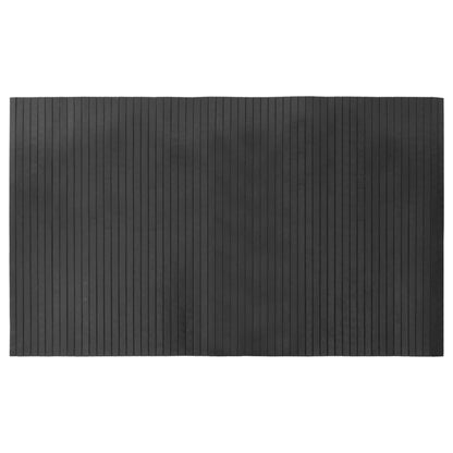 vidaXL Rug Rectangular Grey 60x100 cm Bamboo