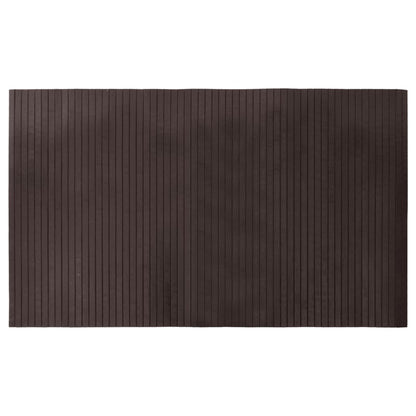 vidaXL Rug Rectangular Dark Brown 60x100 cm Bamboo