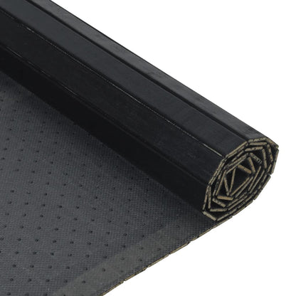 vidaXL Rug Rectangular Black 60x200 cm Bamboo