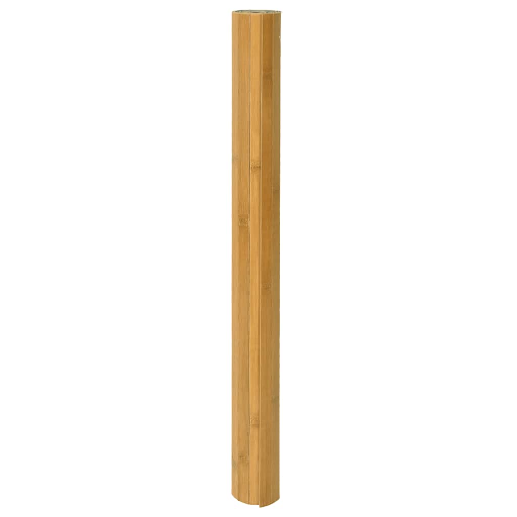 vidaXL Rug Rectangular Natural 60x200 cm Bamboo
