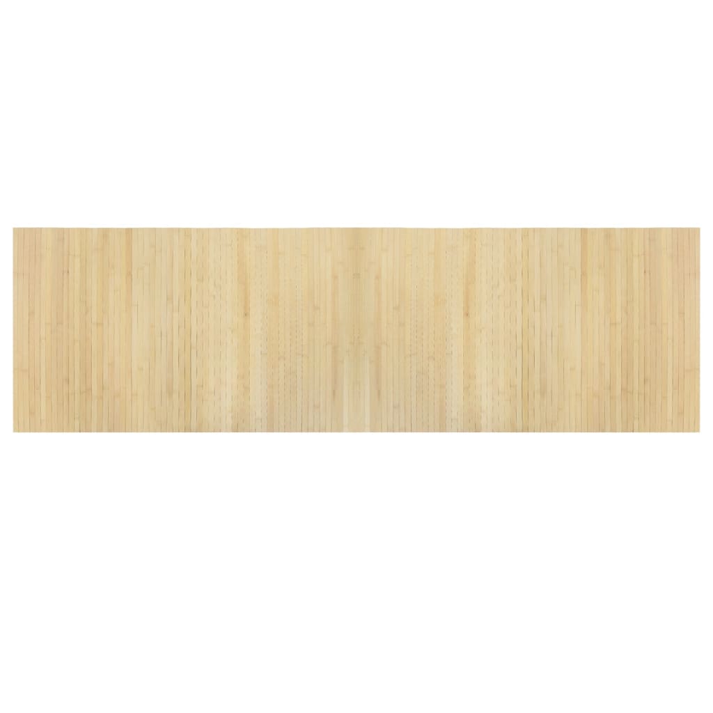 vidaXL Rug Rectangular Light Nature 60x200 cm Bamboo