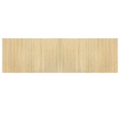 vidaXL Rug Rectangular Light Nature 60x200 cm Bamboo
