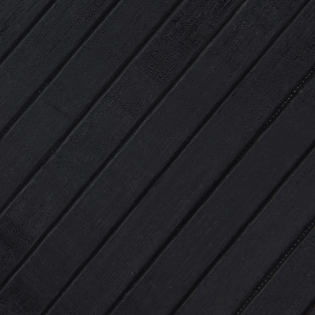 vidaXL Rug Rectangular Black 60x300 cm Bamboo