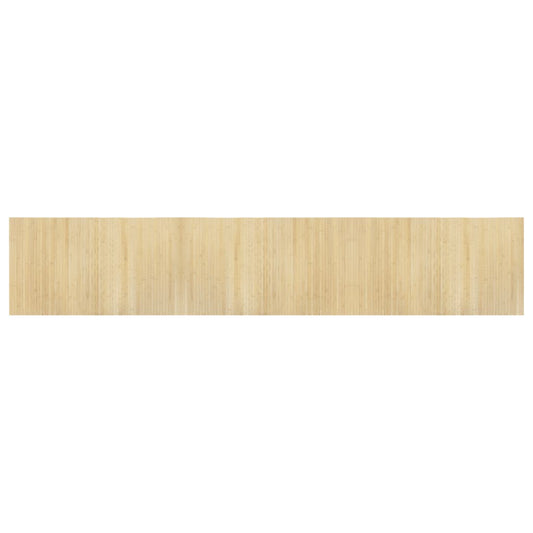 vidaXL Rug Rectangular Light Natural 60x300 cm Bamboo