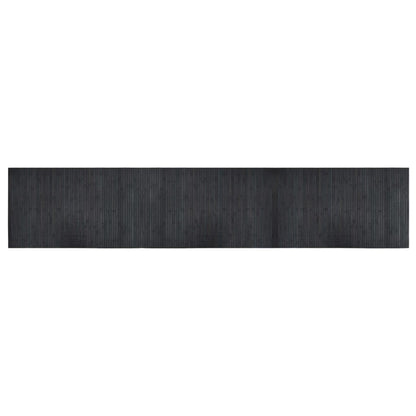vidaXL Rug Rectangular Grey 60x300 cm Bamboo
