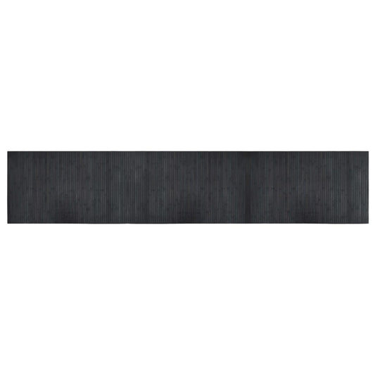 vidaXL Rug Rectangular Grey 60x300 cm Bamboo