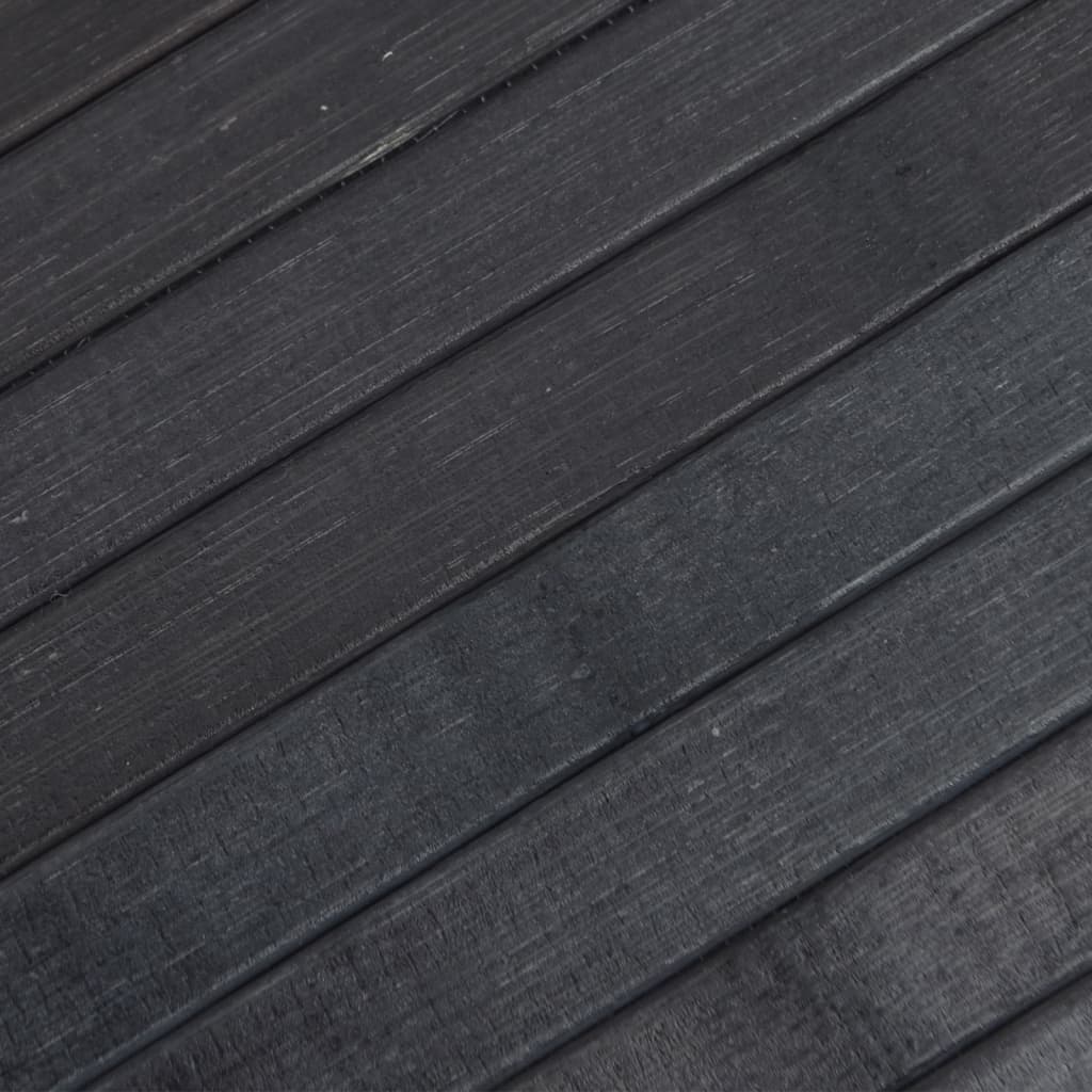 vidaXL Rug Rectangular Grey 60x300 cm Bamboo