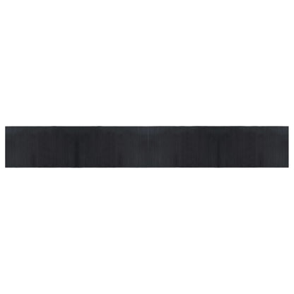 vidaXL Rug Rectangular Black 60x400 cm Bamboo