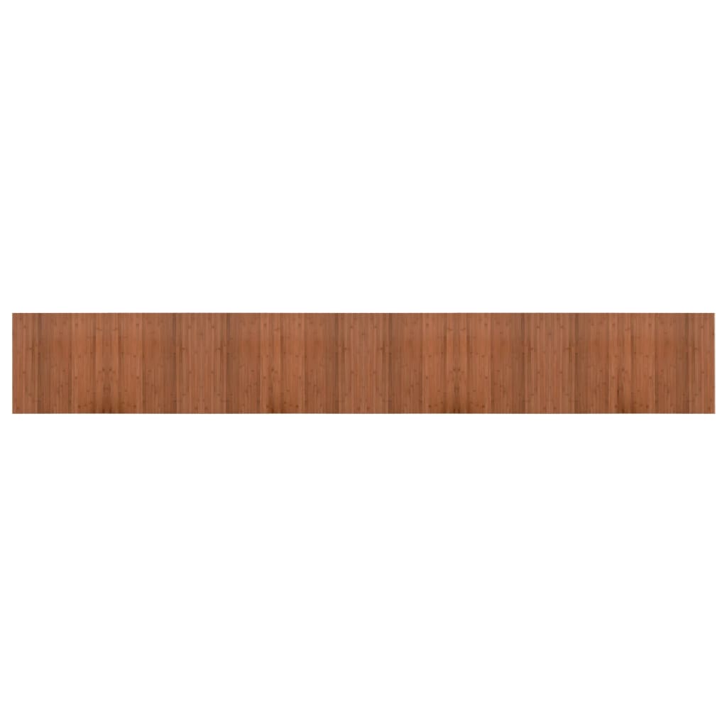 vidaXL Rug Rectangular Brown 60x400 cm Bamboo