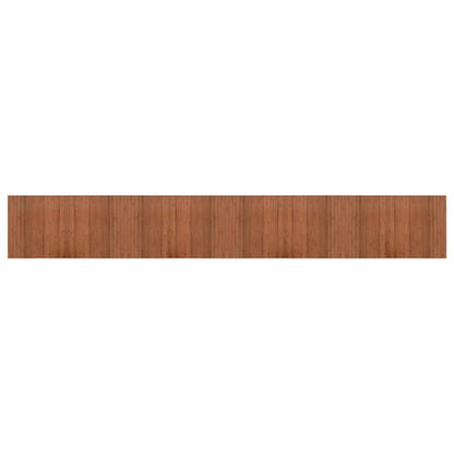 vidaXL Rug Rectangular Brown 60x400 cm Bamboo