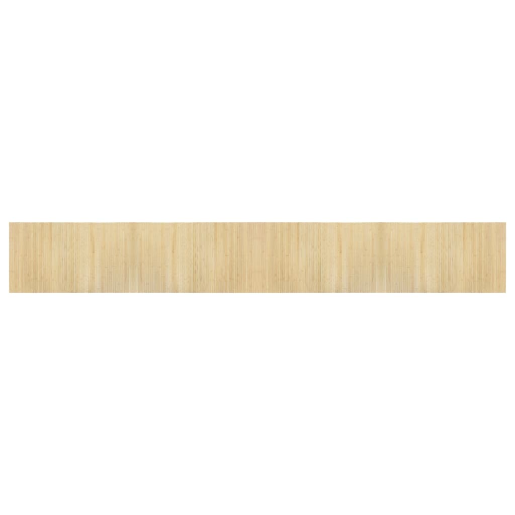 vidaXL Rug Rectangular Light Nature 60x400 cm Bamboo