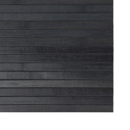 vidaXL Rug Rectangular Grey 60x400 cm Bamboo