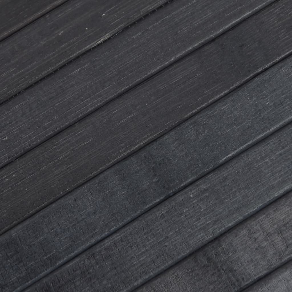 vidaXL Rug Rectangular Grey 60x400 cm Bamboo