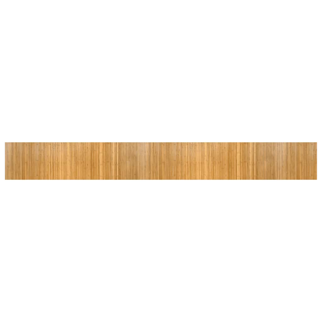 vidaXL Rug Rectangular Natural 60x500 cm Bamboo