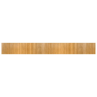 vidaXL Rug Rectangular Natural 60x500 cm Bamboo