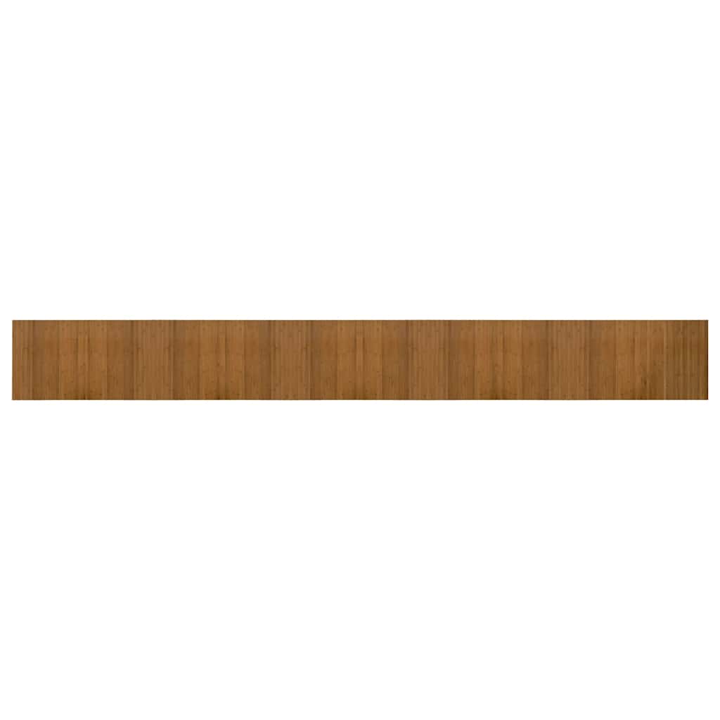 vidaXL Rug Rectangular Brown 60x500 cm Bamboo