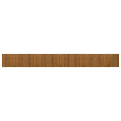 vidaXL Rug Rectangular Brown 60x500 cm Bamboo