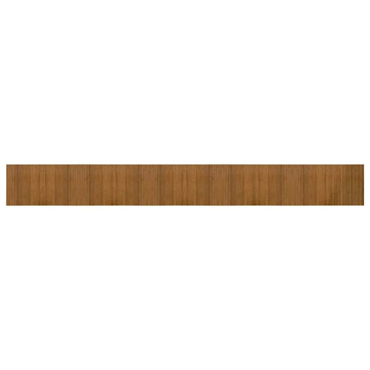 vidaXL Rug Rectangular Brown 60x500 cm Bamboo