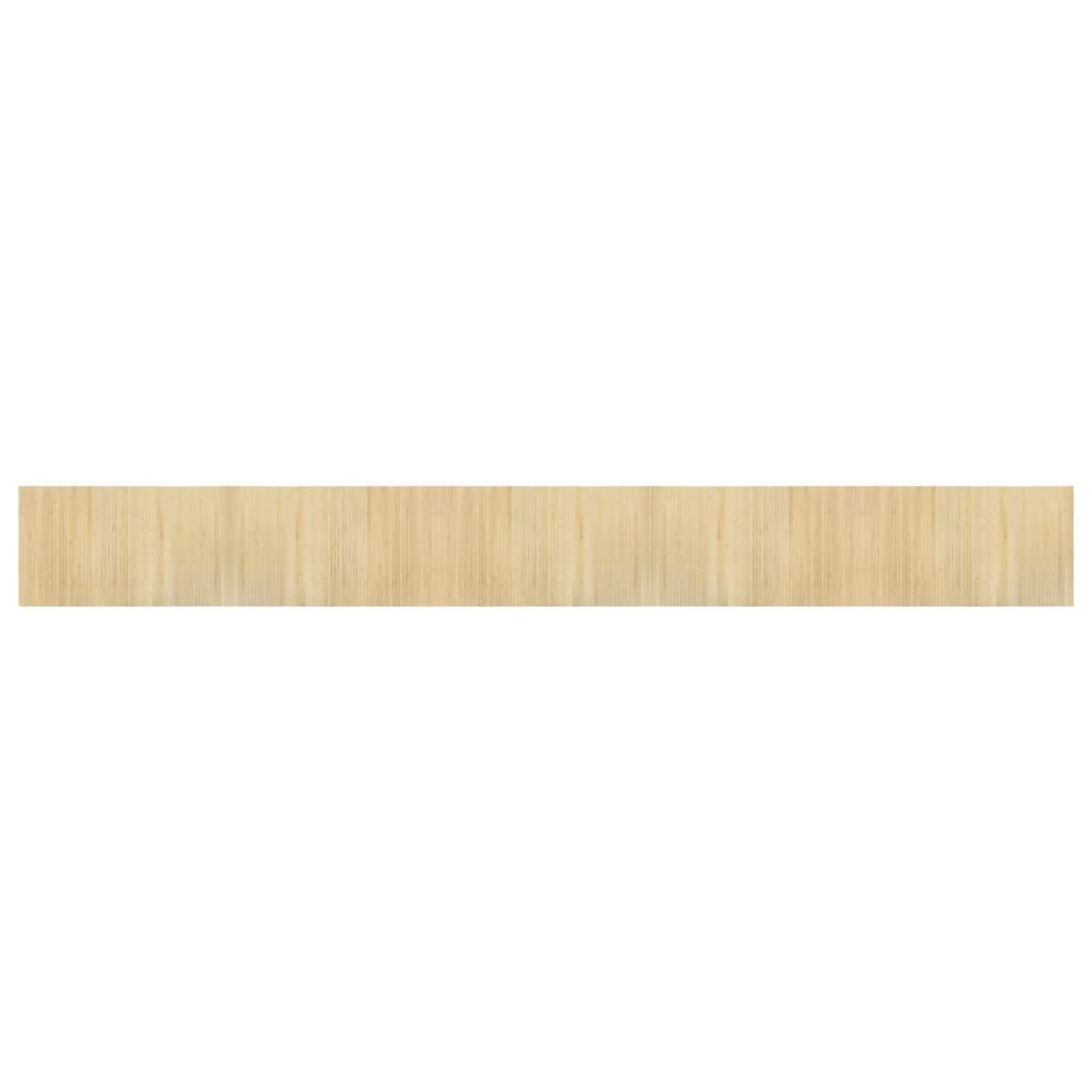 vidaXL Rug Rectangular Light Natural 60x500 cm Bamboo