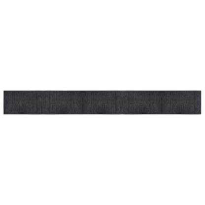 vidaXL Rug Rectangular Grey 60x500 cm Bamboo