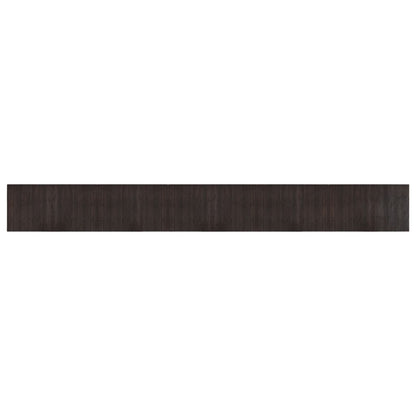 vidaXL Rug Rectangular Dark Brown 60x500 cm Bamboo