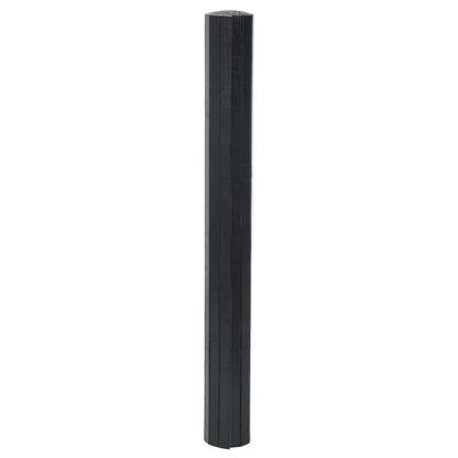 vidaXL Rug Rectangular Black 70x100 cm Bamboo