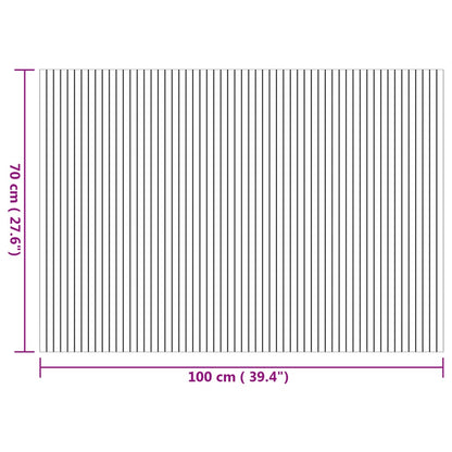 vidaXL Rug Rectangular Nature 70x100 cm Bamboo