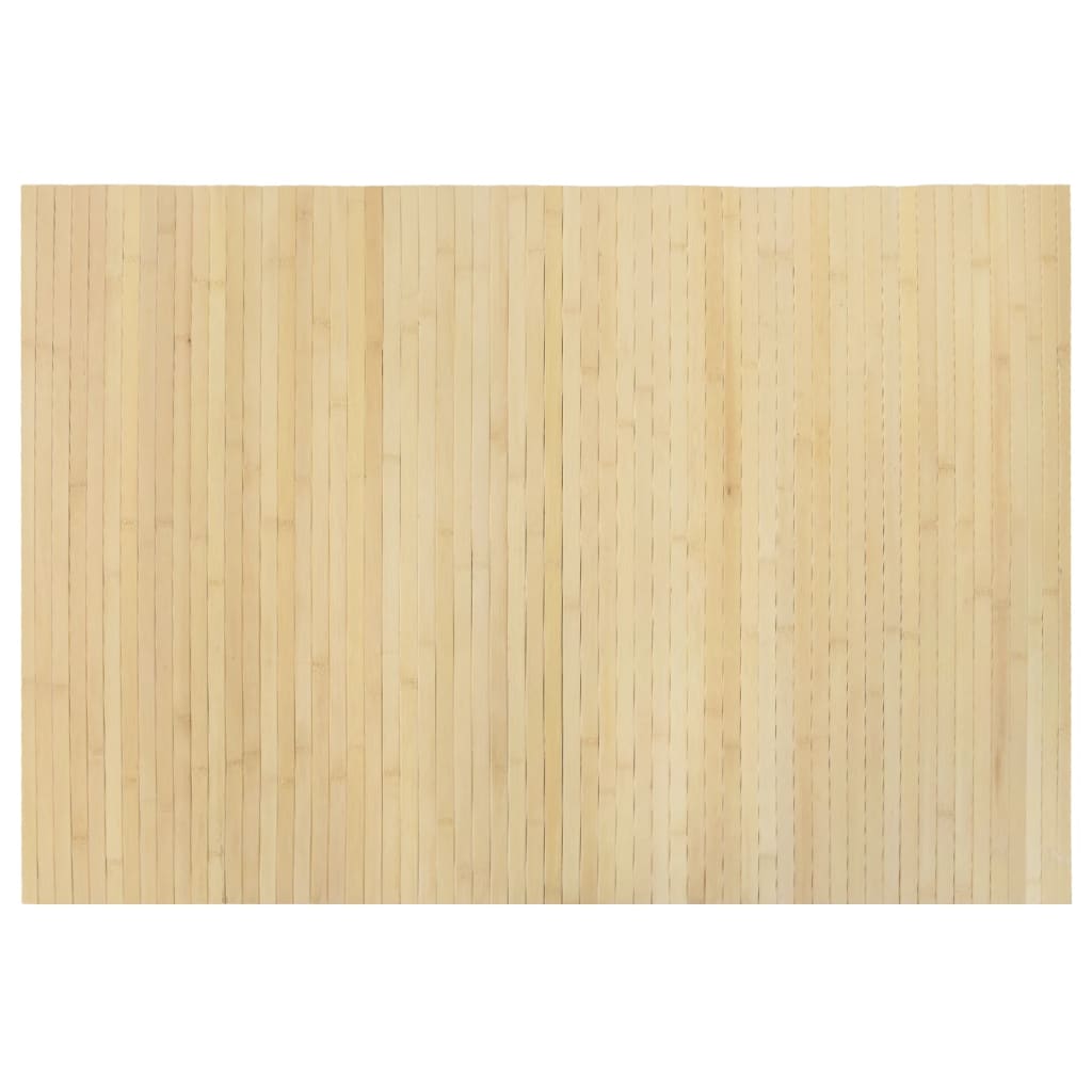 vidaXL Rug Rectangular Light Natural 70x100 cm Bamboo