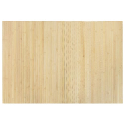 vidaXL Rug Rectangular Light Natural 70x100 cm Bamboo