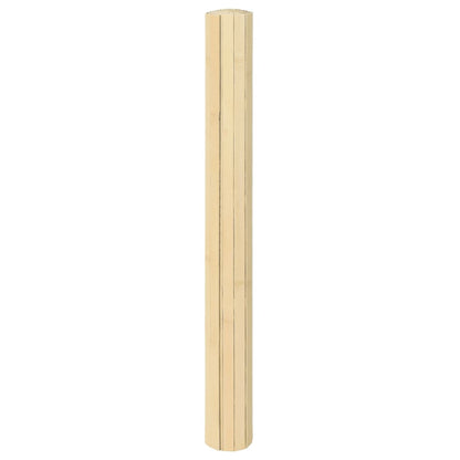 vidaXL Rug Rectangular Light Natural 70x100 cm Bamboo