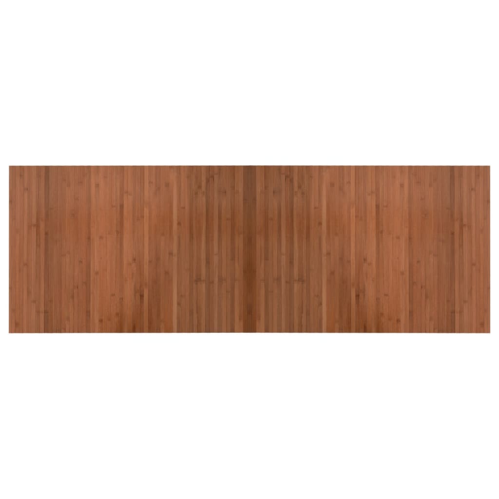 vidaXL Rug Rectangular Brown 70x200 cm Bamboo