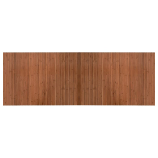 vidaXL Rug Rectangular Brown 70x200 cm Bamboo