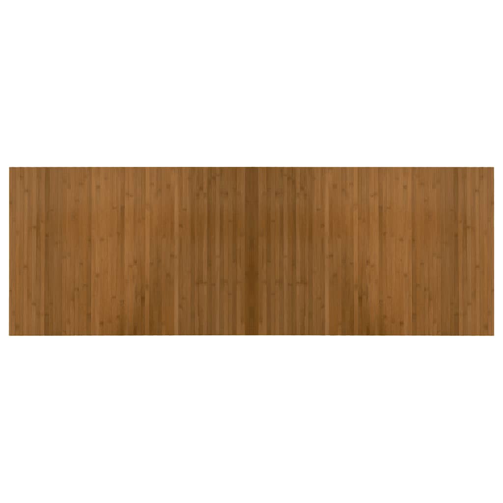 vidaXL Rug Rectangular Brown 70x200 cm Bamboo