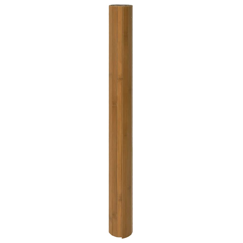 vidaXL Rug Rectangular Brown 70x200 cm Bamboo