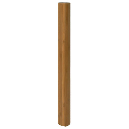 vidaXL Rug Rectangular Brown 70x200 cm Bamboo