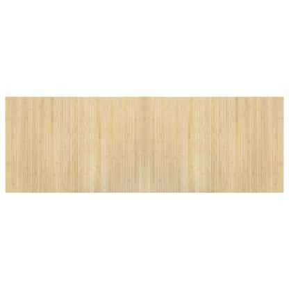 vidaXL Rug Rectangular Light Natural 70x200 cm Bamboo