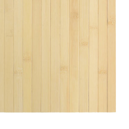 vidaXL Rug Rectangular Light Natural 70x200 cm Bamboo