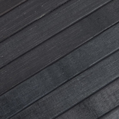 vidaXL Rug Rectangular Grey 70x200 cm Bamboo
